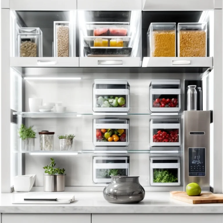 Keeperion AI-Lebensmittelspeichergerät in der Küche